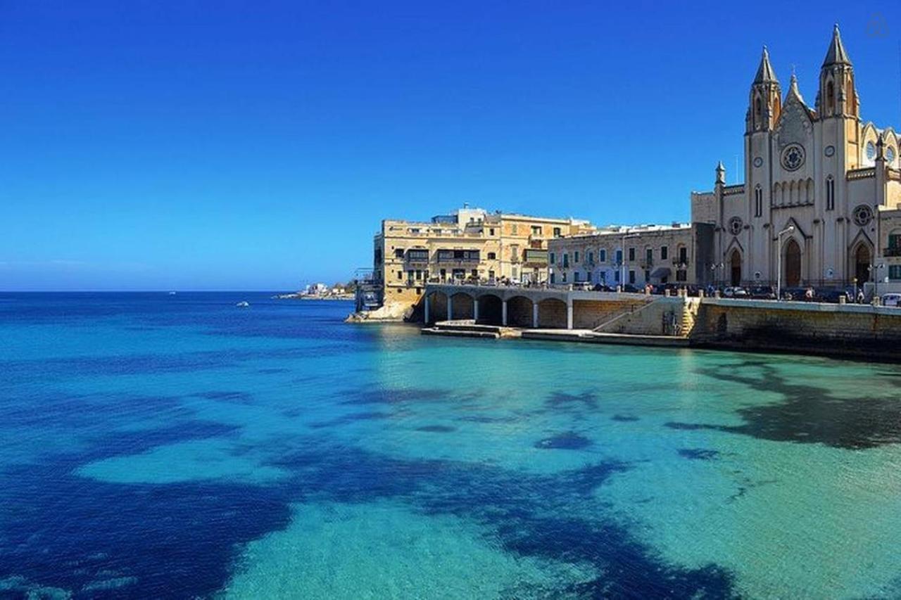 Deluxe Apartment With Valletta And Harbour Views Сліма Екстер'єр фото