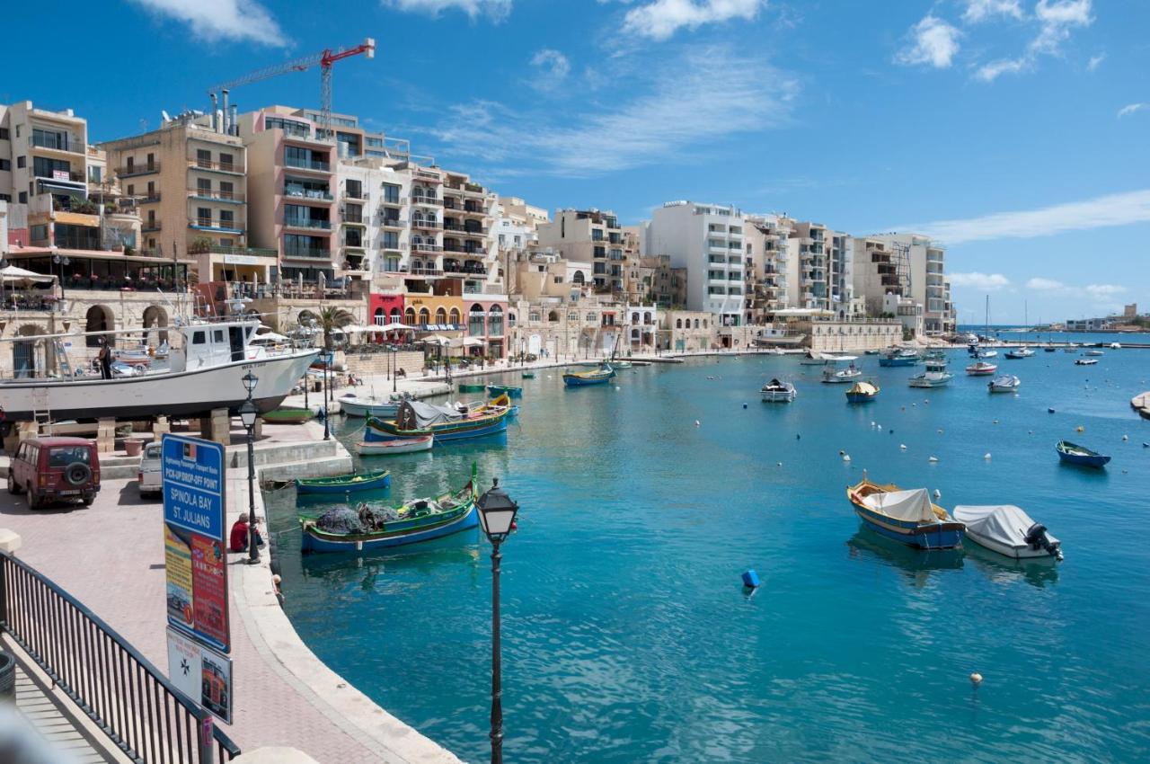 Deluxe Apartment With Valletta And Harbour Views Сліма Екстер'єр фото