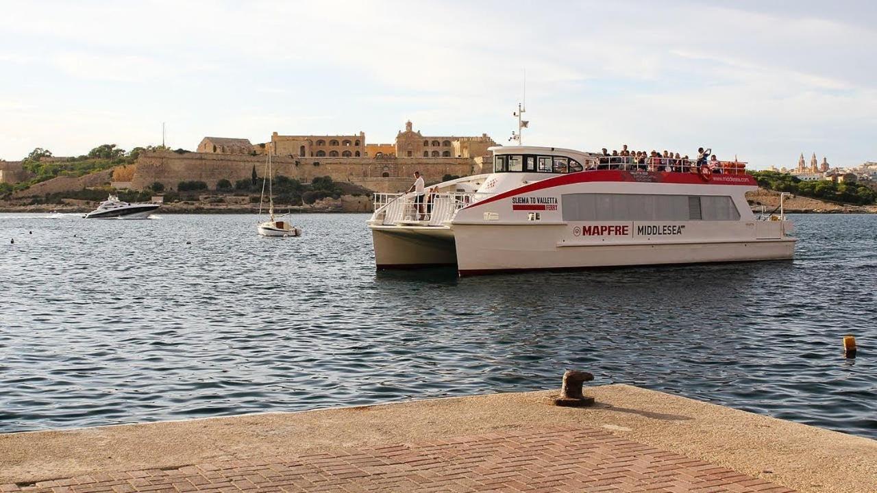 Deluxe Apartment With Valletta And Harbour Views Сліма Екстер'єр фото